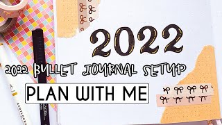 Plan With Me: January 2022 Bullet Journal Setup
