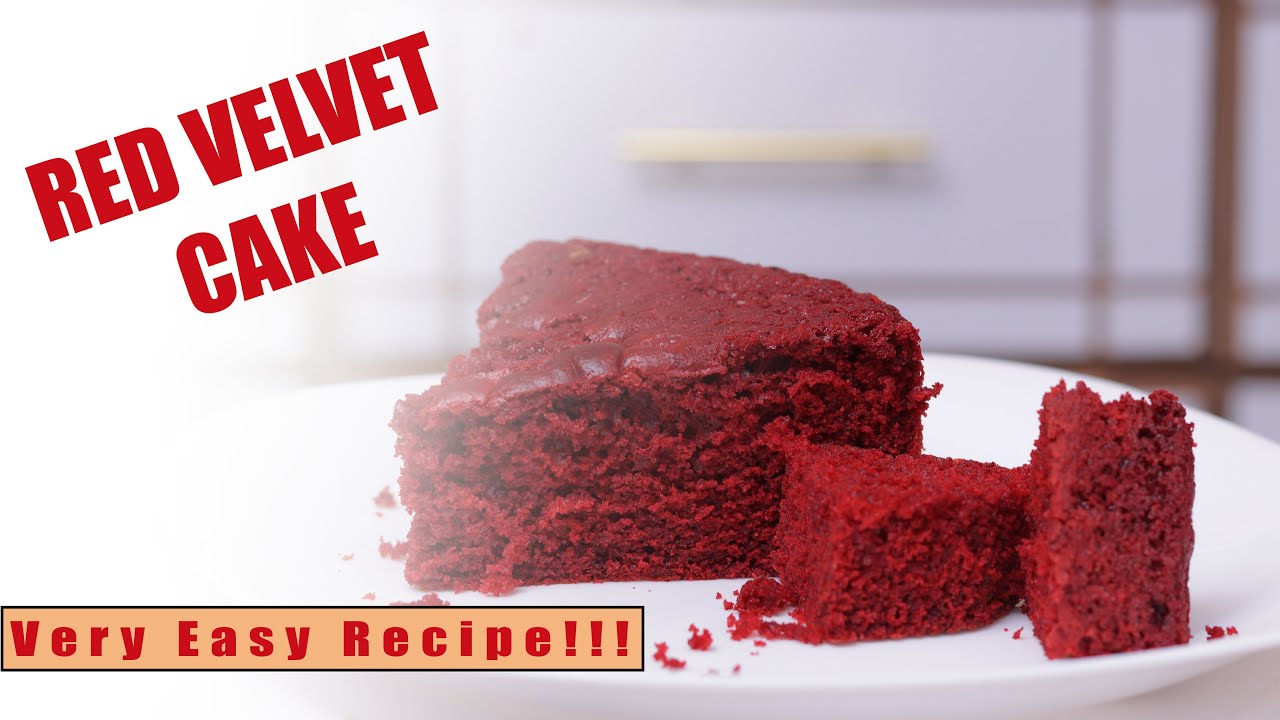 How to Bake a Red Velvet Cake (Very Easy Recipe)