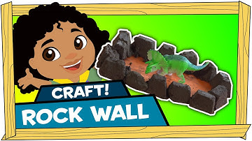 Kid Crafts: Rock Wall - Darwin and Newts