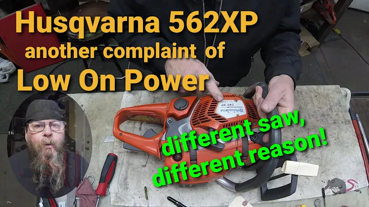 Husqvarna 562XP Low On Power-Different Saw, Different Reason