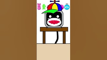 MR  FUN COMPUTER INCREDIBOX SPRUNKI - RAINBOW EMOTICON MUKBANG - EMON ANIMATION