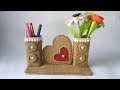 DIY: Best Out of Waste Toothpaste Box/ Easy Jute/Twine Craft Idea!!! Recycled materials Craft!!!