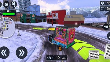Tuk Tuk Auto Rickshaw Driving simulator Game #21 - Car Taxi/Riksha Games - Ios/Android Gameplays