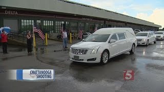 Chattanooga Shooting Victim Arrives Back In Tennessee For Burial