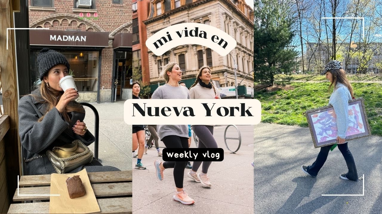 Mi vida en Nueva York🌷evento de running, cerezos en flor y ramen en Manhattan🎥VLOG NY