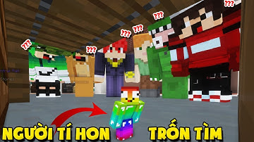 MINI GAME: TRÒ CHƠI TRỐN TÌM SIÊU TÍ HON MINECRAFT ** THỬ THÁCH NOOB LÀ NGƯỜI TÍ HON TRỐN GIỎI NHẤT