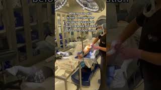 Clean the Leg before SURGERY #shorts