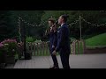 Brothers sing the reason at sisters wedding