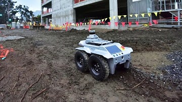 Reebotic all-weather, all-terrain AI robot for outdoor tasks