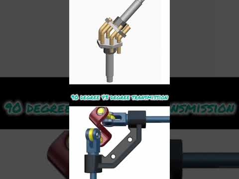 90 Degree 45 Degree Transmission Automobile Viral Youtube 3D Mechanical Conveyor System 