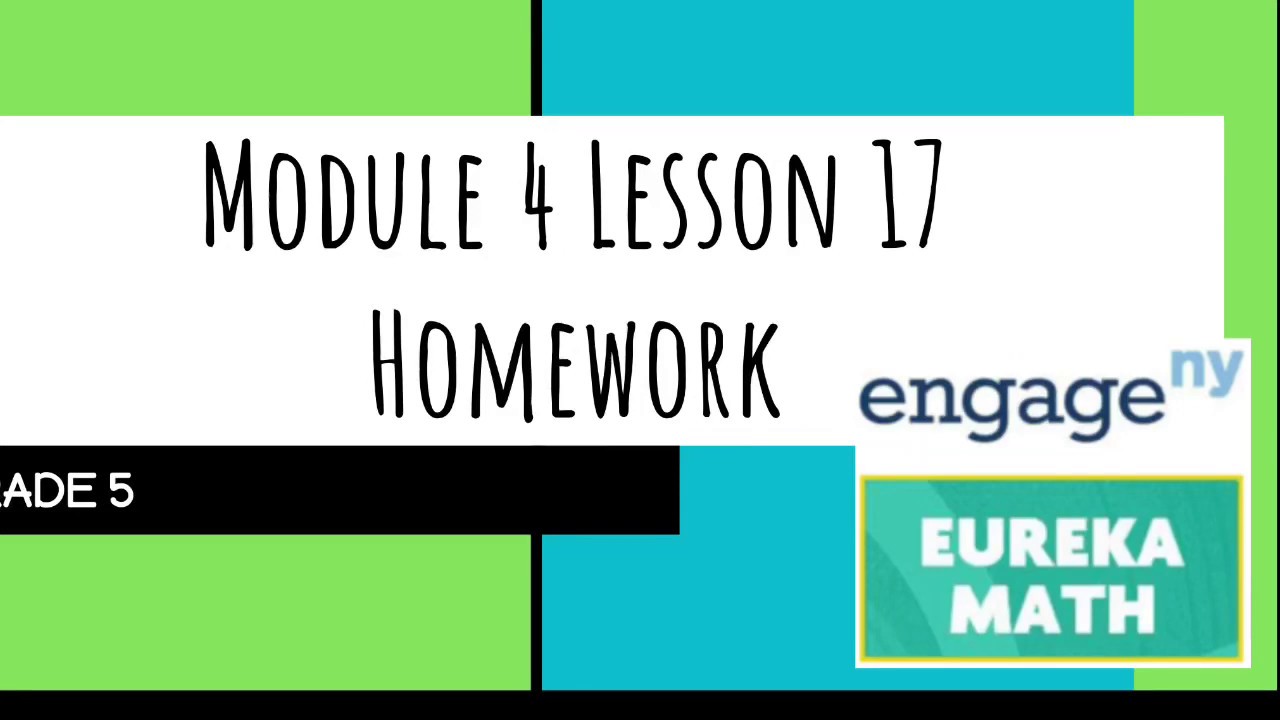 grade 5 module 4 lesson 17 homework answers