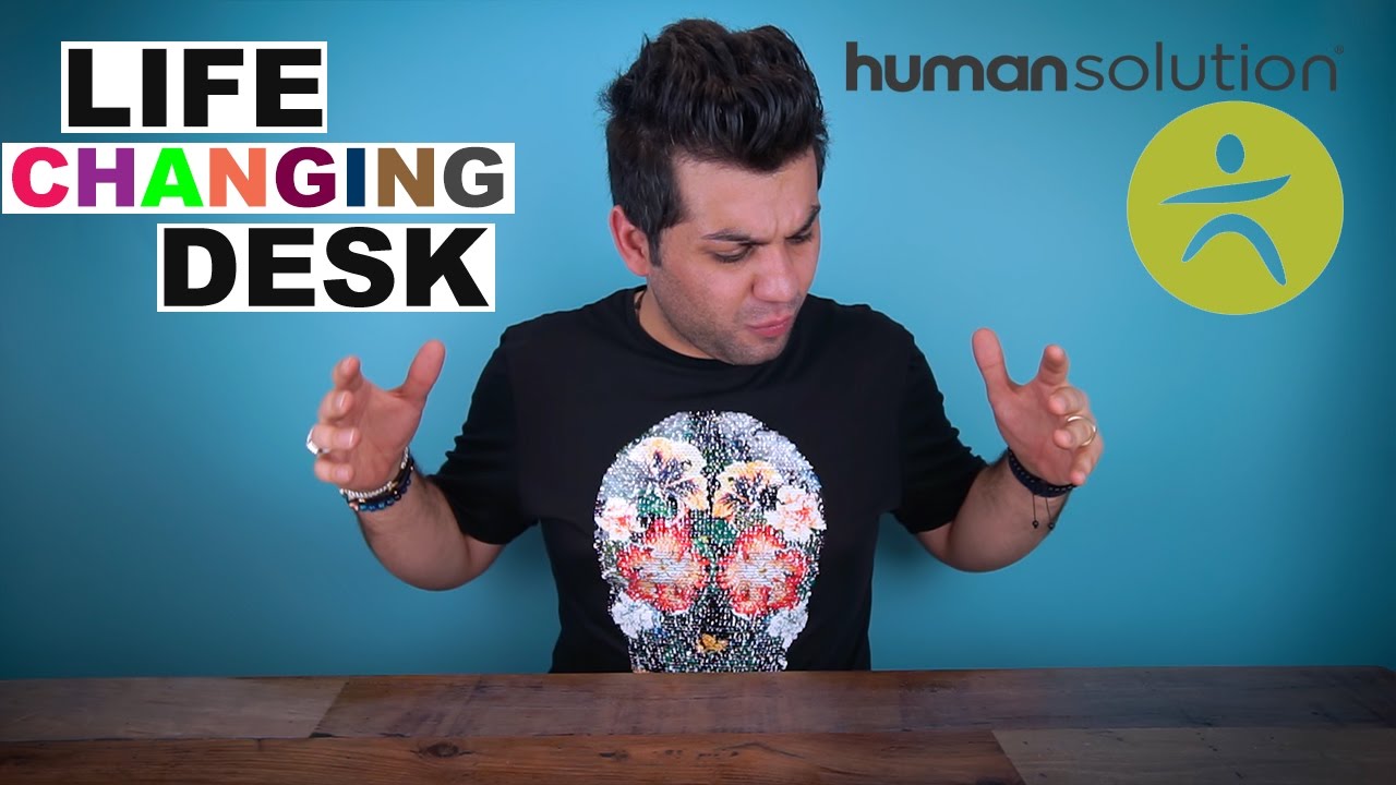 The Best Ergonomic Standing Desk The Human Solution Uplift Computer Desk Unboxing And Review Youtube