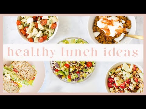 5 HEALTHY LUNCH IDEAS | Easy + vegetarian recipes! ✨