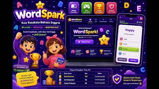 Aplikasi WordSpark - Game Kuis Kosakata Bahasa Inggris screenshot 1