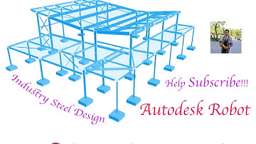 Autodesk Robot Industry Steel Design in Khmer Part 3