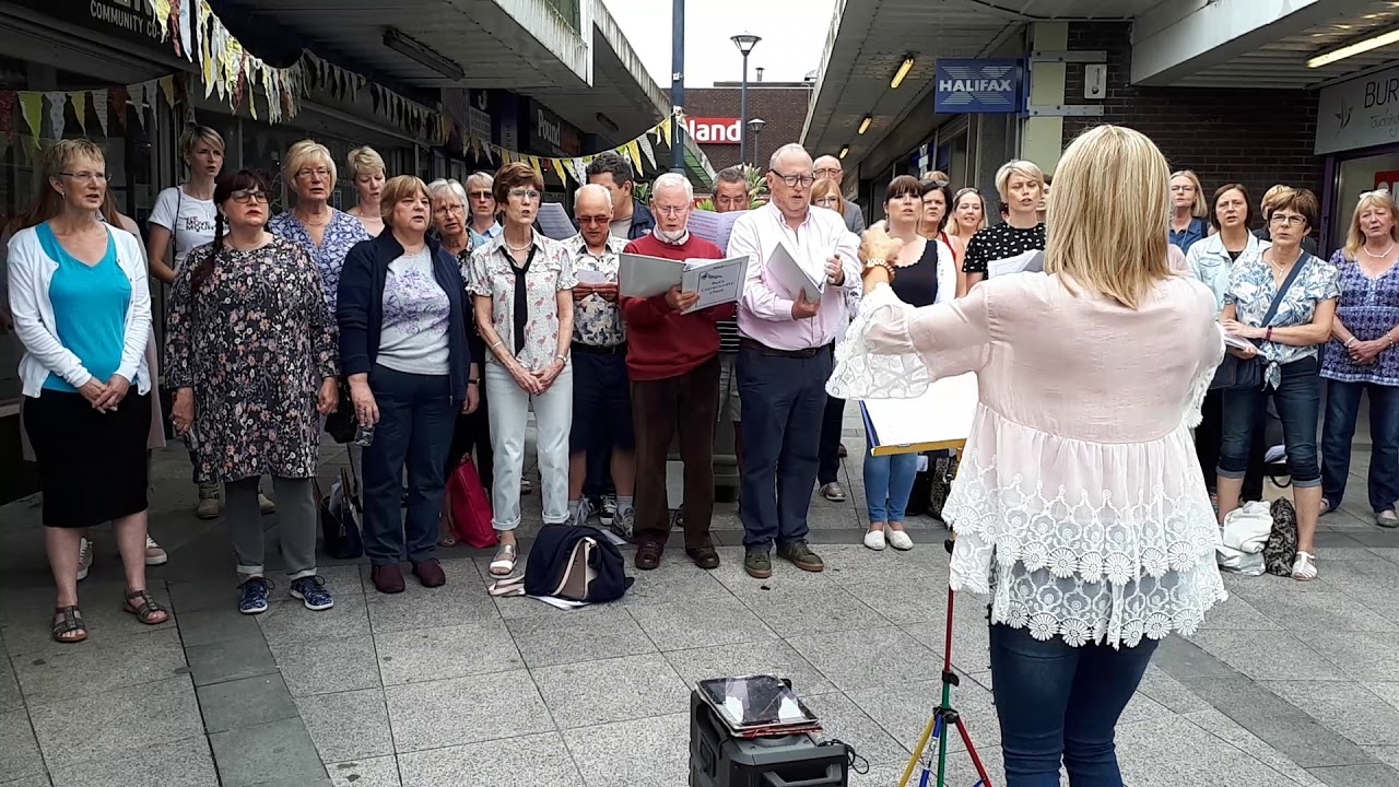 Bury Community Choir - 'The Ultimate Manchester Mash-Up'  Village Greens 13 07 19