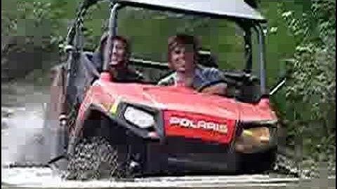 Polaris Ranger RZR 800 in the mud