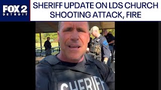 Genesee County Sheriff talks LDS church mass shooting, fire