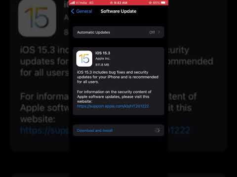 Ios 15.3 is