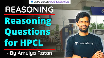 Reasoning Questions for HPCL | Reasoning | GATE/ESE 2021 Exam Preparation | Amulya Ratan