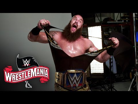 Braun Strowman enjoys his first Universal Championship photoshoot: WWE Exclusive, April 4, 2020