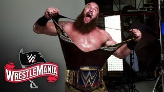 Braun Strowman enjoys his first Universal Championship photoshoot: WWE Exclusive, April 4, 2020
