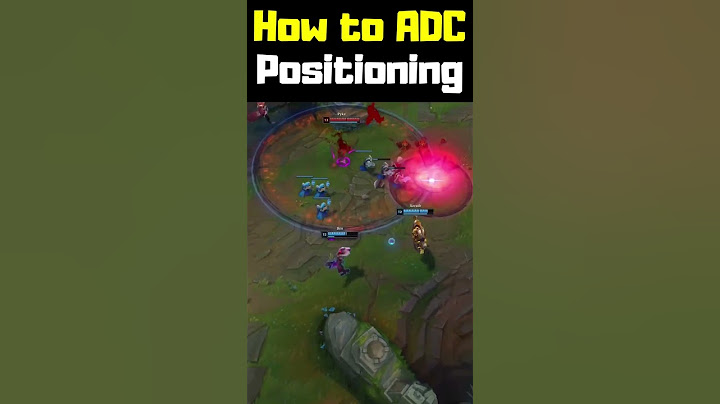 How to ADC Positioning - League of Legends #shorts