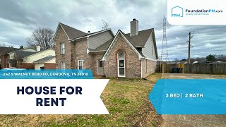 242 S Walnut Bend Rd Cordova TN 38018 - Beautiful Home for Rent FoundationPM com