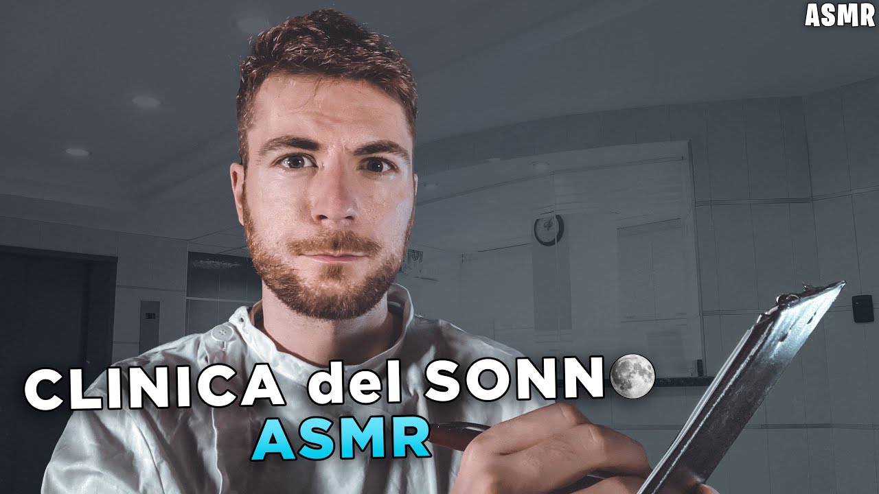 [ASMR 🇮🇹] ASMR SLEEP CLINIC: let's TEST some triggers ON YOU