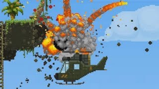 Broforce : Destroying Helicopter