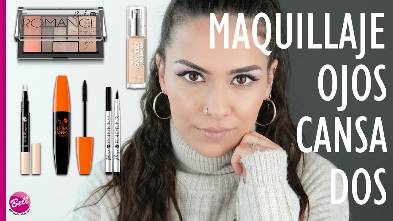 MAQUILLAJE para ojos cansados - TRUCOS 😴