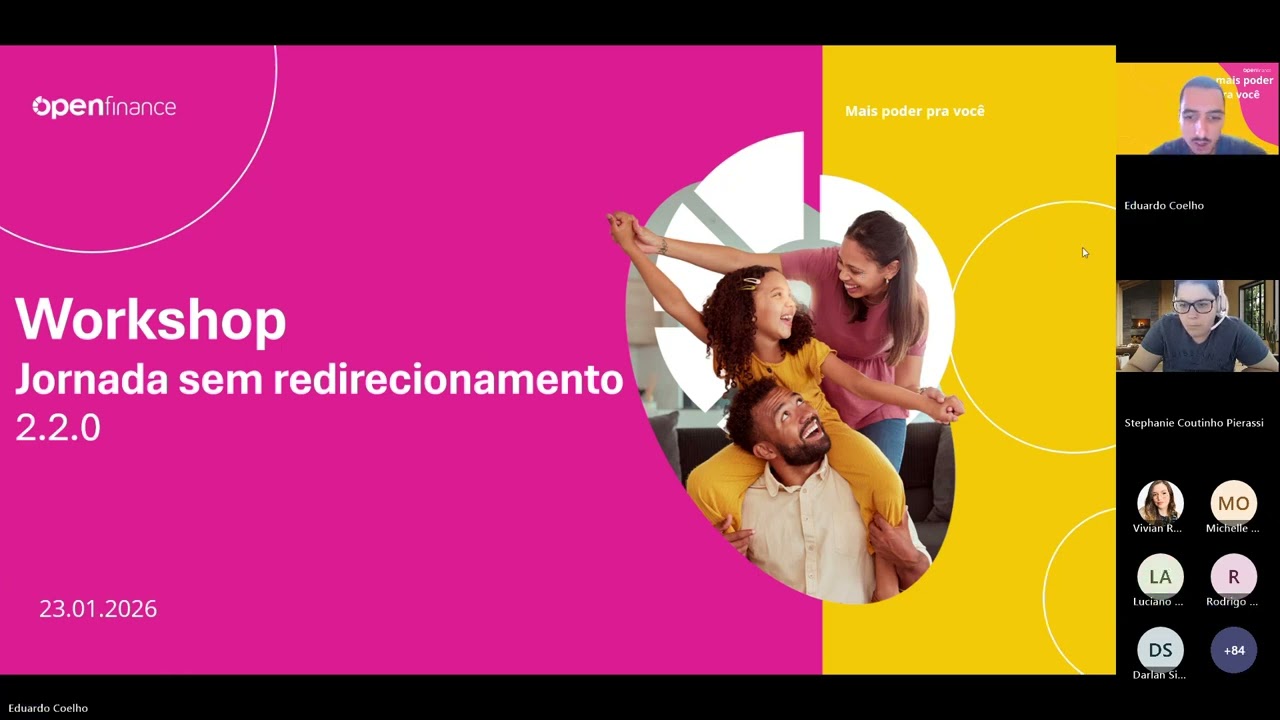 Workshop do Piloto de Jornada sem redirecionamento 2.2.0