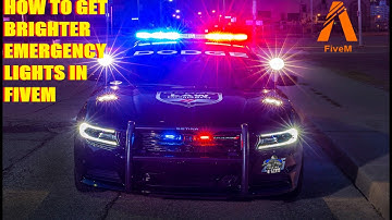 How To Install Brighter Emergency Lights Into FiveM (2022) #FiveM