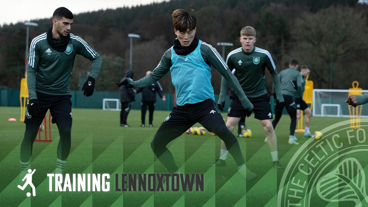 Celtic Training The Bhoys were bringing their A-game to Lennoxtown ahead of Celtic v Kilmarnock!