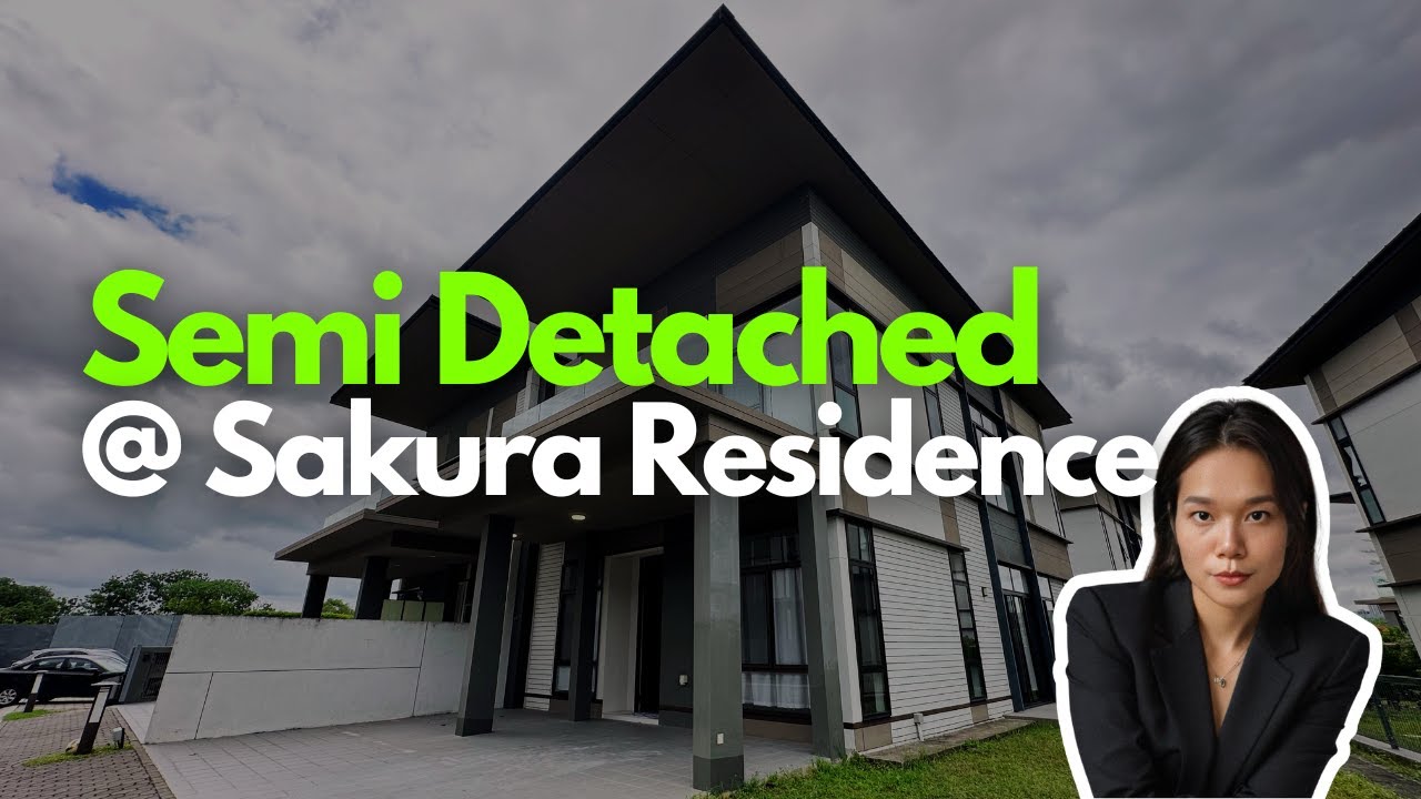 Экскурсия по роскошному дому - двухквартирный дом @ Sakura Residence Sunway Medini Iskandar Puter...