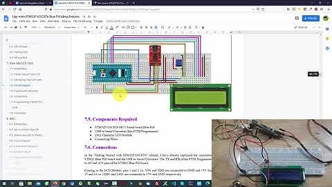 Lập trình STM32 bằng Arduino - 05: Giao tiếp hiển thị màn hình LCD 16x2