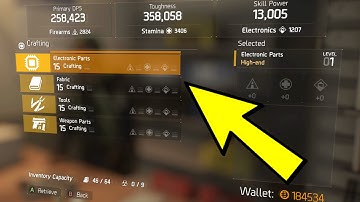 THE DIVISION - HOW TO GET FREE HIGH END CRAFTING MATERIALS! GET UNLIMITED CRAFTING MATERIALS EASY