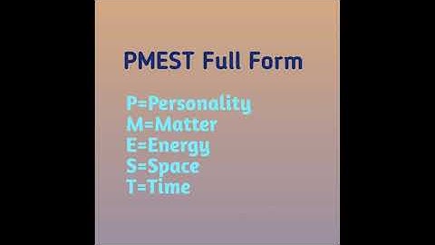Full Form PMEST 🖊️📒📗https://youtu.be/KBeMcTdYNWY