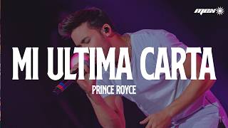 Prince Royce  Mi Ultima Carta letra