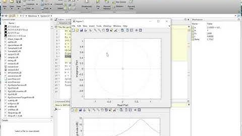 Matlab: frequency response on one pole system