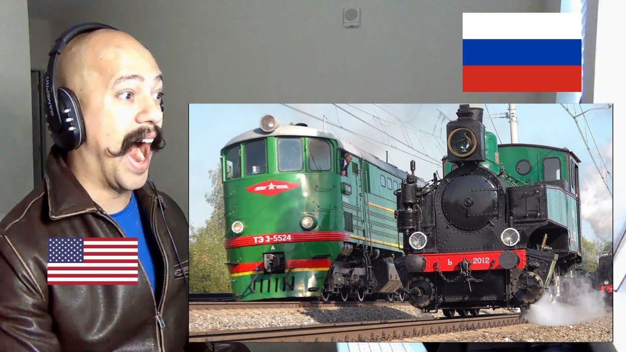 Russia Reaction | Russian steam trains parade on EXPO 1520 | Reacting to Russia | Russian train