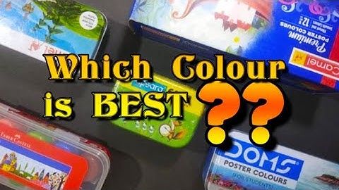 Which Colour is BEST  ?  Camel v Doms Colours | By Salman Ahmed