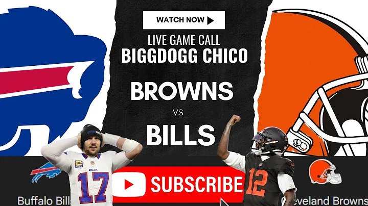 BROWNS vs BILLS | Shedeur Sanders vs Josh Allen Live Game Call