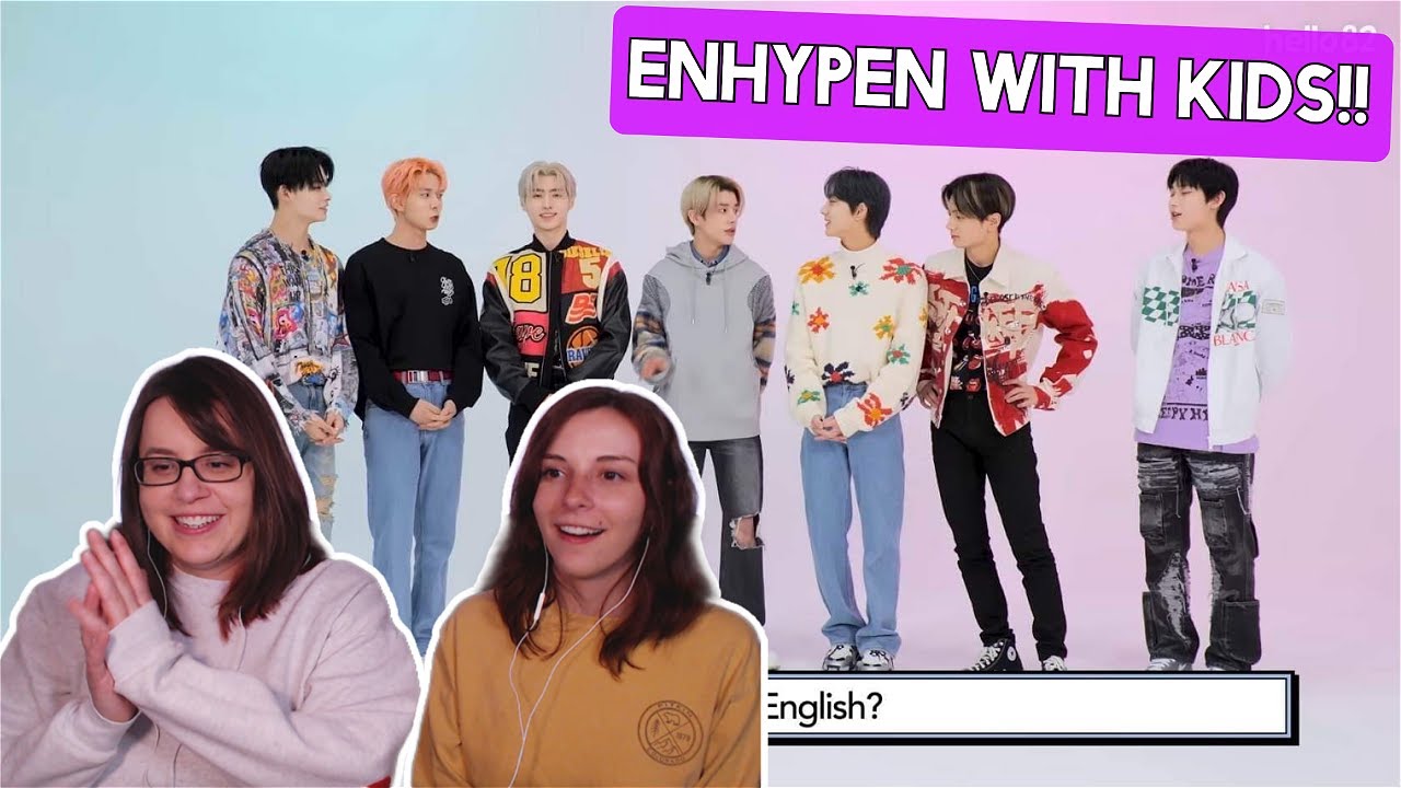 TOO ADORABLE | ENHYPEN (엔하이픈) - Cute kids and idols try to master K-pop dances together Reaction