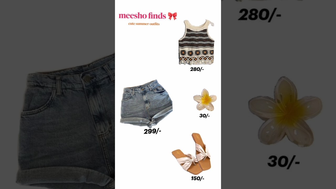 summer Finds from meesho under 300