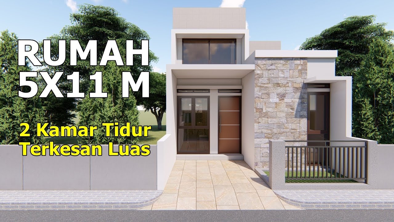 Rumah Lahan 5x11 M Dengan Dua Kamar Tidur Terkesan Luas Youtube