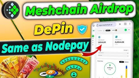 MeshChain Airdrop  MeshChain Node New Mining Airdrop  MeshChain New Mining By Depin