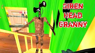 Playing Siren Head Granny: The Scary Mod 2021: Full Gameplay screenshot 5