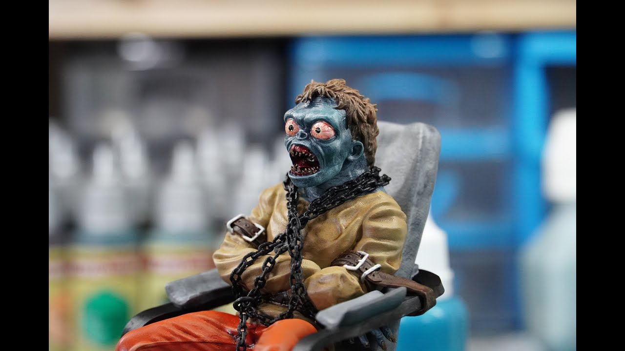 I painted the Hyde monster from Wednesday and it turned out great - 3D Printed