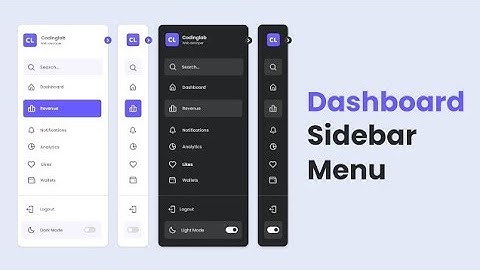 Responsive Sidebar Menu in HTML CSS & JavaScript |Dark/Light Mode|mr Stanger corder/with source code